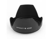 Unique Bargains Flower Lens Hood SP II 77mm for DSLR SLR Camera