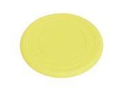 Unique Bargains Pet Dog Training Yellow Silicone Flyer Disc Frisbee Toy 6.9 Diameter
