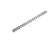 Unique Bargains Work Study Stainless Steel Measure Metric 12Inch Ruler