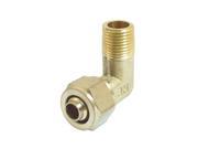 Unique Bargains 8mm x 1 8 PT Male Thread Pneumatic Hose Right Angle Coupler Quick Fitting
