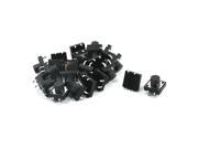 Unique Bargains 25 Pieces PCB Momentary Push Type Tactile Switch DIP 12mmx12mmx9mm