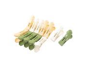 12 Pcs Household Nonslip Multipurpose Clothing Clothespins Clips Multicolour