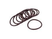 Unique Bargains 10 x Chocolate Color Rubber 35mm Inner Dia O Ring Oil Seal Gasket Replacement