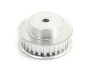 Aluminum Alloy XL Type 27 Tooth 6mm Bore Dia Double Flanged Timing Pulley