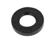 Black Rubber Double Lip Spring Oil Seal Ring 2.2 x 1.2 x 0.4