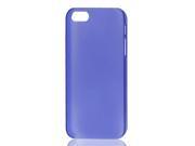 Unique Bargains Clear Purple Slim Back Case Skin Cover Shell for iPhone 5 5G