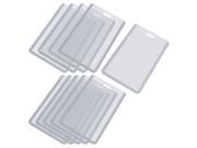 Unique Bargains 10pcs Office Gray Clear Plastic Vertical Business Name Badge Credit Card Holders