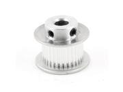 Unique Bargains 6.35mm Bore 2mm Pitch 30 Teeth Motor Part Timing Pulley for 11mm Width Belt