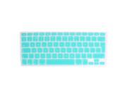 Unique Bargains UK EU Version Teal Silicone Protective PC Keyboard Film for MacBook Pro 13