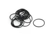10Pairs Replacement Black 17mm x 1mm Rubber O Ring Oil Seal Gasket