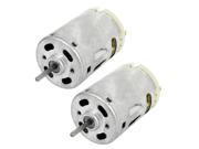 2Pcs DC12V 25000RPM Output Speed Electric Magnetic DC Motor for Hair Dryer