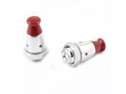 Replacement Red Silver Tone Metallic Pressure Cooker Safety Valve 2 Pcs