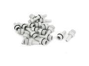 Unique Bargains New 20pcs 3 8BSP Male Thread x 8mm Hose Barb Pipe Fitting Coupler Fuel Gas Water