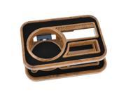 Unique Bargains Vehicle Truck Brown Black Multi Function Cup Drink Table Holder