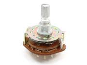 2P6T Single Deck Band Channel Selector Control Unit Rotary Switch