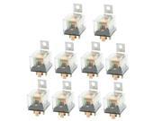 24V 80A 5P SPDT 1NO 1NC Green Pilot Lamp JD2914 Car Switch Power Relay 10 Pcs