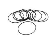 Unique Bargains 10 PCS Black Rubber Oil Seal O Ring Sealing Gasket Washers 35mm x 1mm
