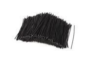 Unique Bargains 1000pcs Black PVC Coated 0.3x100mm Tin Plated Brushless Motor Wire Cable 26AWG