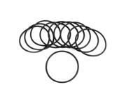 Unique Bargains 5Pairs 54mm x 49.2mm x 2.4mm Black Rubber O Ring Oil Seal Sealing Gasket