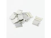 Unique Bargains 15 Pcs 16mm Long 26mm Width Pull Out Type SD Memory Card Sockets