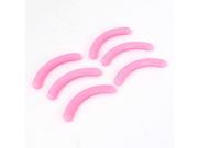 Rubber Eyelash Curler Refill Cushion Pad Replacement Pink 6 Pcs