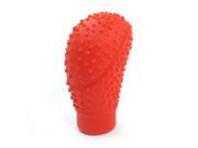 Unique Bargains Replacement Red Silicone Soft Shift Knob Lever Cover for Car Auto