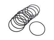 Unique Bargains 50mm x 2mm Industrial Black Rubber O Ring Seal Washer 10 Pcs
