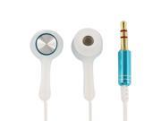 Unique Bargains 1.1M 3.6Ft Cable 3.5mm In Ear Stereo Earphone Headphone White for MP4