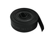 Black 15mm Dia. Heat Shrink Tubing Shrinkable Tube Sleeving Wrap Wire Sleeve 5M