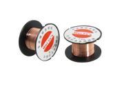 Unique Bargains 5 Pcs 0.1mm Diameter Copper Soldering Solder Enamelled Reel Wire