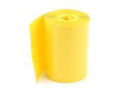 Unique Bargains 85mm Width PVC Heat Shrink Tubing Tube Yellow 10Meters for 18650 Batteries Pack