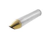 55mm Inlet Diameter Exhaust Pipe Muffler Gold Tone for Motorcycle