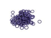 Unique Bargains 15.6mm x 2.4mm Purple Rubber Oil Seal Sealed O Rings Gaskets Washers 100PCS