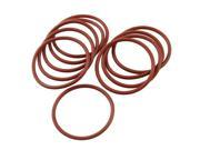 Unique Bargains 10 Pcs 58mm Outside Diameter 3.5mm Thickness Silicone O Ring Seal