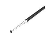 Silver Tone Black 9.3cm 35cm Telescoping Antenna Replacement for DAB FM