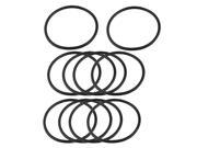 Unique Bargains 10 Pcs 52.8mm x 47.5mm x 2.65mm Industrial Rubber O Ring Oil Seal Gaskets