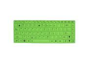 Unique Bargains Green Silicone Dustproof Protective Film PC Keypad Keyboard Cover for ASUS 14