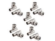 CCTV BNC 1 Male to 2 Female M F 3 Way RG59 Coaxial Connector Tee Adapter 10pcs