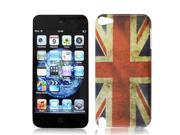 Plastic UK Flag Pattern Hard IMD Shell Case Cover Protector for iPod Touch 5 5G