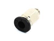 5mm Male Thread 5mm Black End Hole One Touch Pneumatic Quick Connector