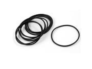 Unique Bargains 10 x Black 64mm OD Oil Filter Seal Rubber O Rings Gaskets Washers Grommets