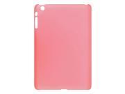 Unique Bargains Protective Clear Red Hard Back Case Cover Guard for Apple iPad Mini