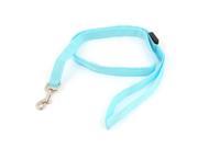 Pet Dog LED Flash Light Swivel Hook Training Walk Nylon Lead Leash Rope Blue