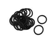 Unique Bargains 21mm External Dia 2.4mm Thickness Oil Seal O Ring Gasket Black 20 Pcs