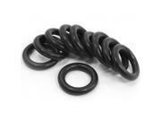 Unique Bargains 10Pcs Industrial Black Rubber O Ring Heat Resistant Gaskets 26mm x 16mm