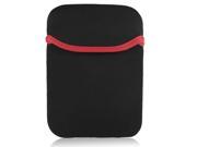 Unique Bargains Red Black Neoprene 7 Tablet Netbook Sleeve Bag for Kindle Fire HD
