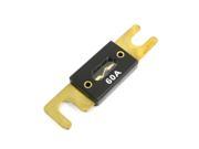 Unique Bargains Gold Tone Metal Sheet 60Amp Rated ANL Fuse for Auto Car Vehicle