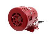 AC 220V 25mA 95db 7.5cm Dia Metal Electric Round Alarm Bell Red
