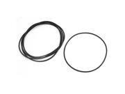 Unique Bargains 5PCS Black 150mm Outer Dia 3.5mm Thickness Rubber O ring Oil Seal Gaskets