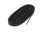 Black 7mm Dia Polyolefin 2 1 Heat Shrink Tubing Wire Wrap Cable Sleeve 10M 33Ft
